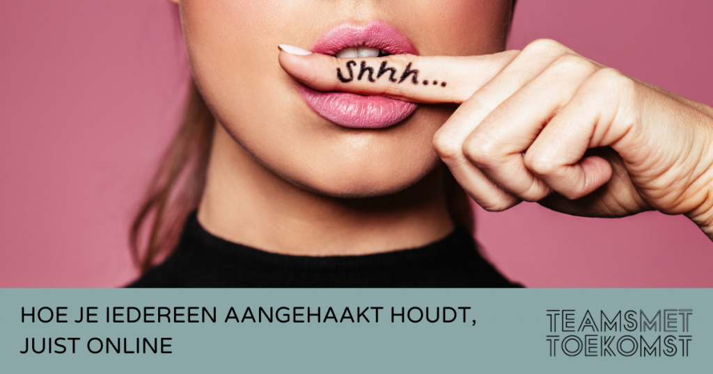 online aangehaakt houden