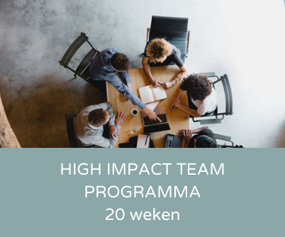HIGH IMPACT TEAM PROGRAMMA 20 weken
